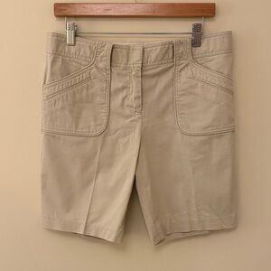 Tory Burch Beige and Orange Shorts